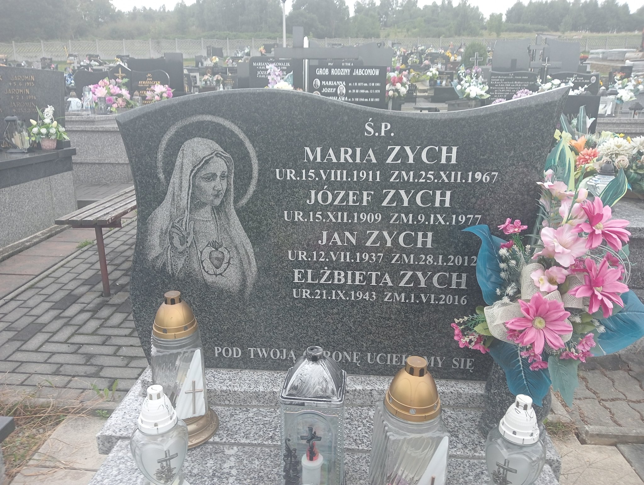 Grób Elżbieta Zych