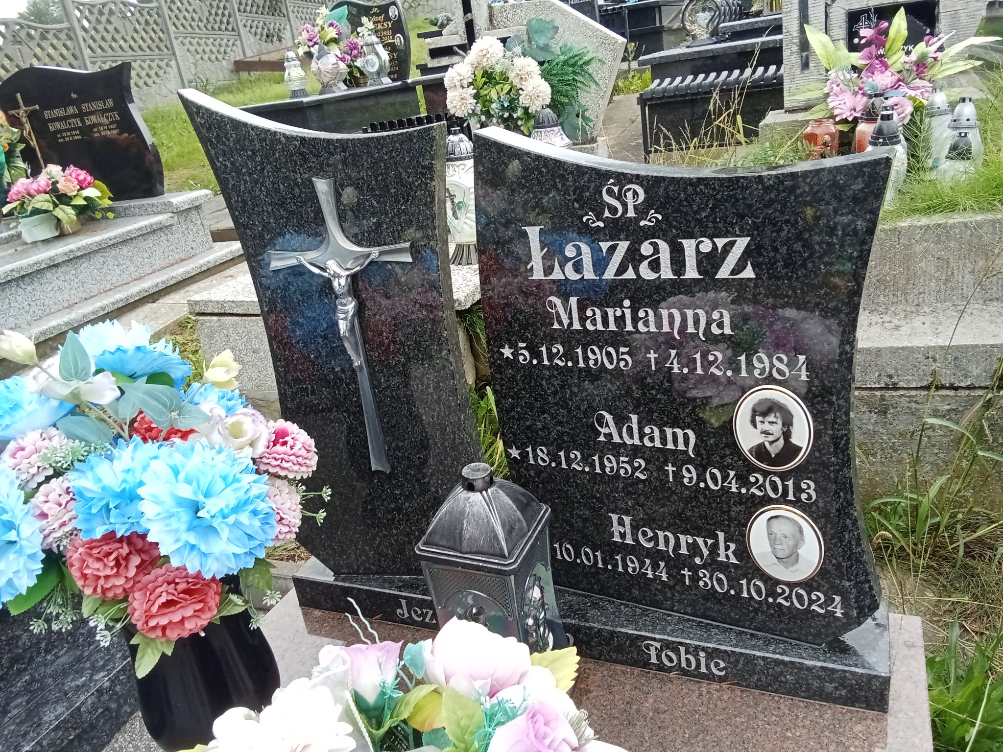 Adam Jan Łazarz 1952 Toporzysko - Grobonet - Wyszukiwarka osób pochowanych