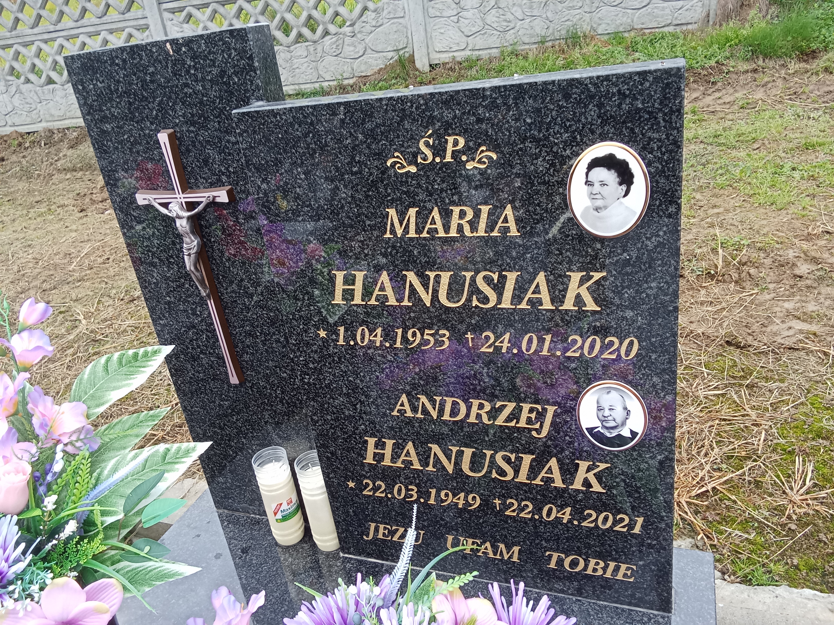 Grób Maria Hanusiak
